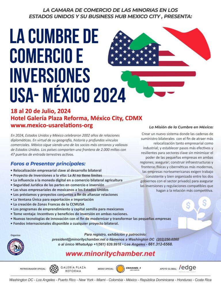 La Cumbre de Comercio e Inversiones USA - México 2024